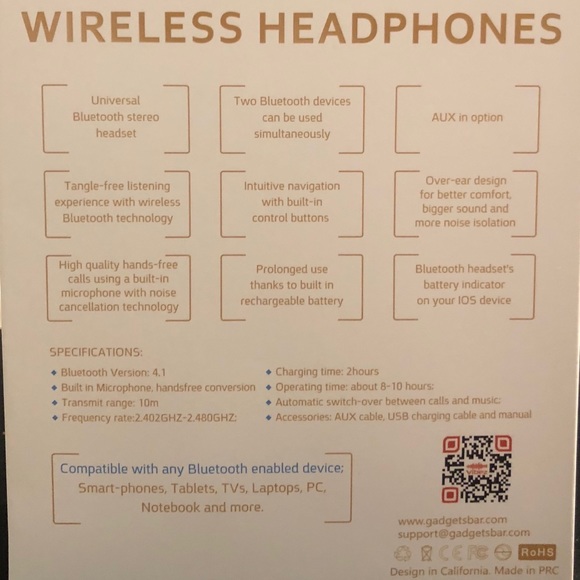 Vibez Wireless Headphones 🎧 - Picture 2 of 3